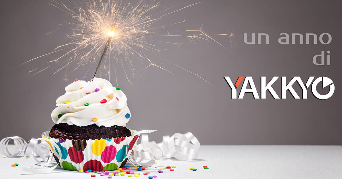 Yakkyo festeggia il suo primo anniversario e il suo primo milione di euro.